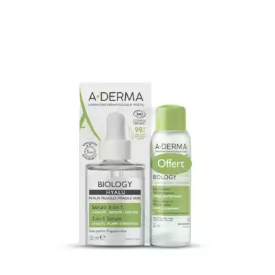 Aderma Biology Hyalu Sérum 3 En 1 Fl Pipette/30ml+eau Micellaire à Serris