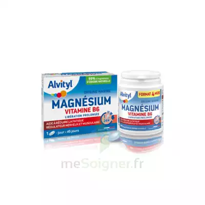 Alvityl Magnésium Vitamine B6 Libération Prolongée Comprimés Lp B/45 à Serris